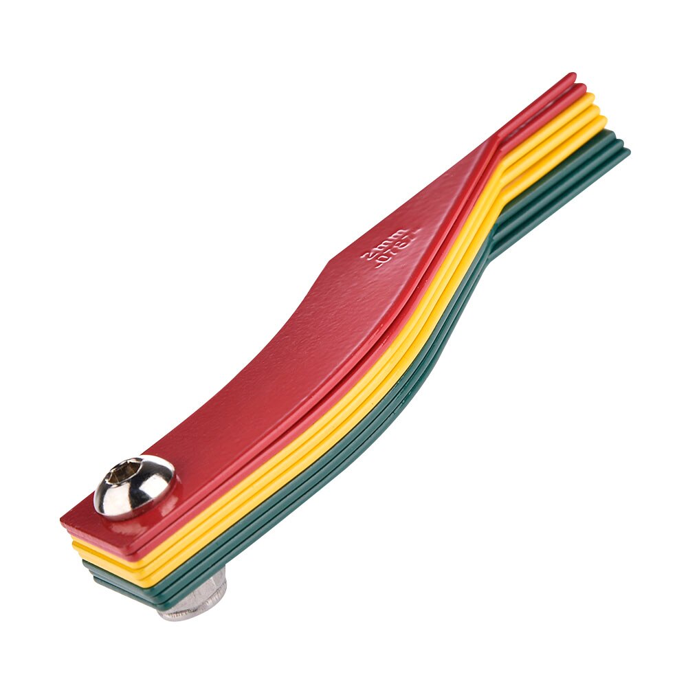 8 In 1 Brake Pad Measuring Tool Auto Brake Pads Thickness Gauge Feeler Tester Brake Lining Thickness Scale Meter Handy Measuring