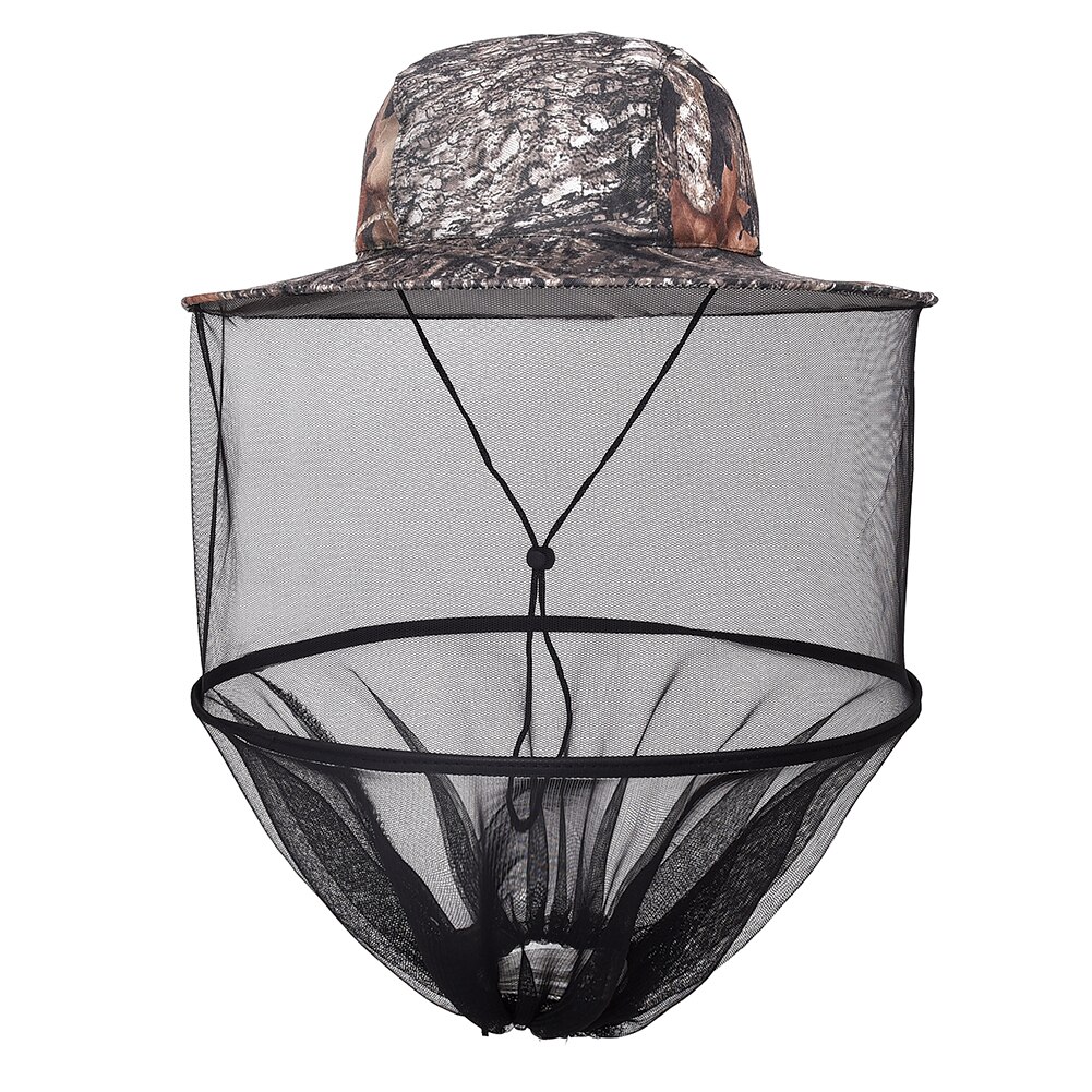 Beekeeping Hat Outdoor Portable Folding Anti-Mosquito Naturehike Accessories Net Fishing Clothes Adjustable Anti Bee Hat: Stripe 1PC
