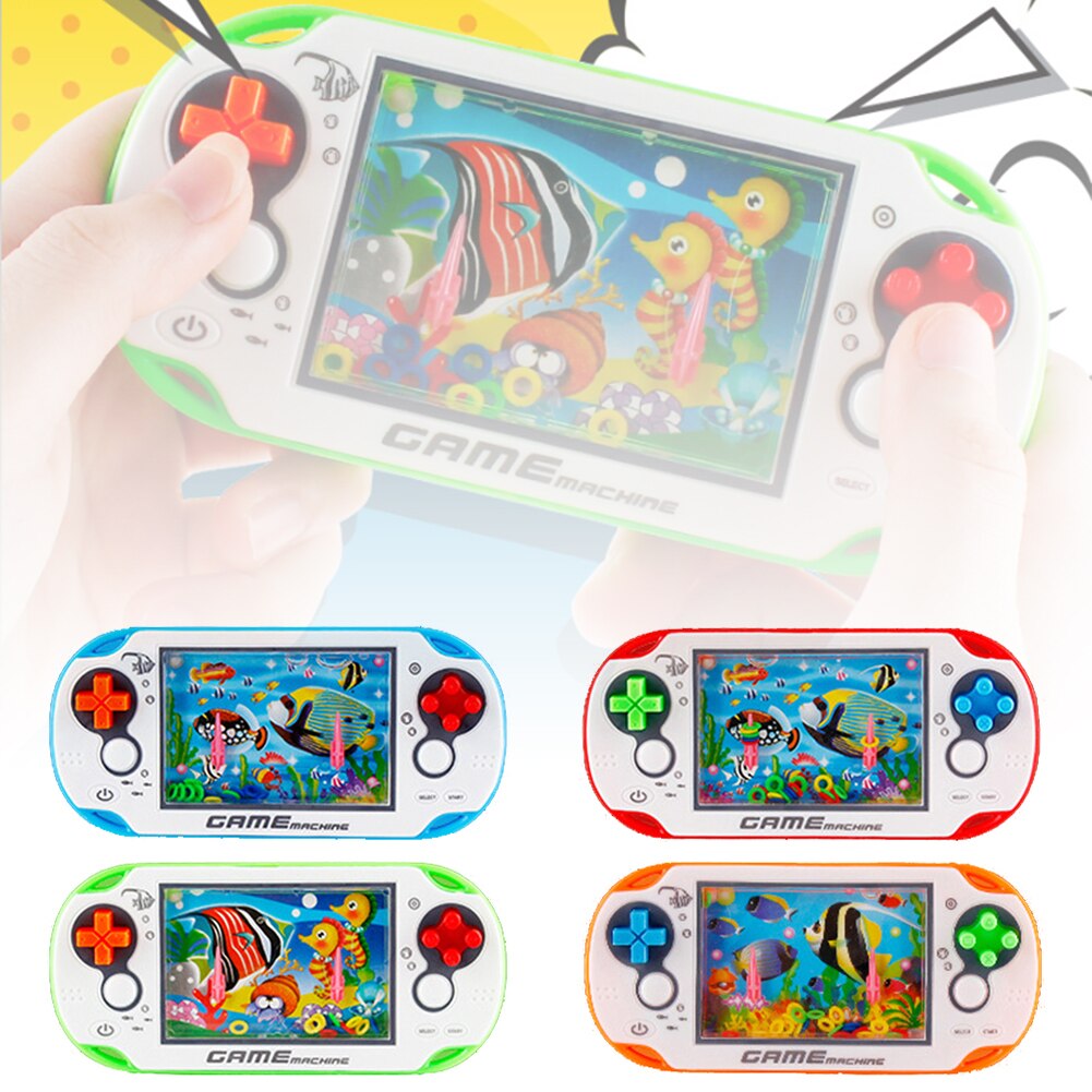 Jeu d'eau pour enfants, Machine à lancer d'anneau d'eau, Mini jouet portable pour enfants, éducation classique, capacité de réflexion intellectuel