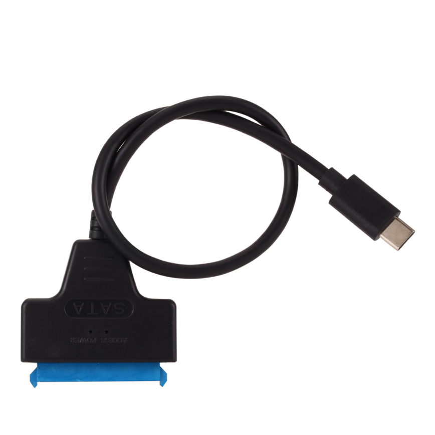 Convertisseur USB 3.1 USB C vers SATA câble adaptateur USB 3.1 type-c pour disque dur SSD de 2.5 pouces câble de disque dur haute vitesse SATA vers Type C