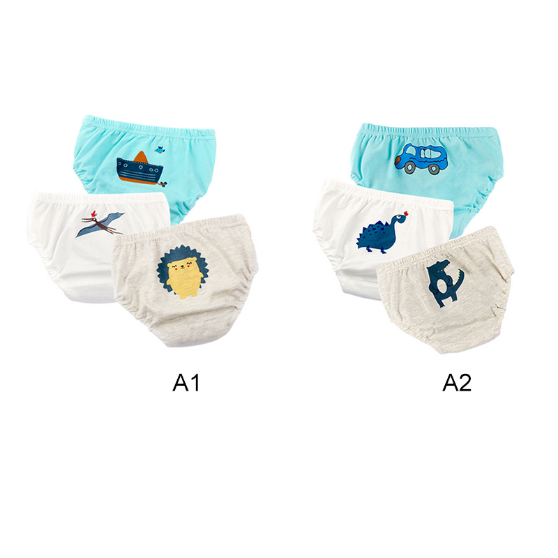 3pcs/Set Cute Breathable Infant Underpants sets Baby Underwear Briefs Underpants for Kids Soft Cotton Panties for Boys girls