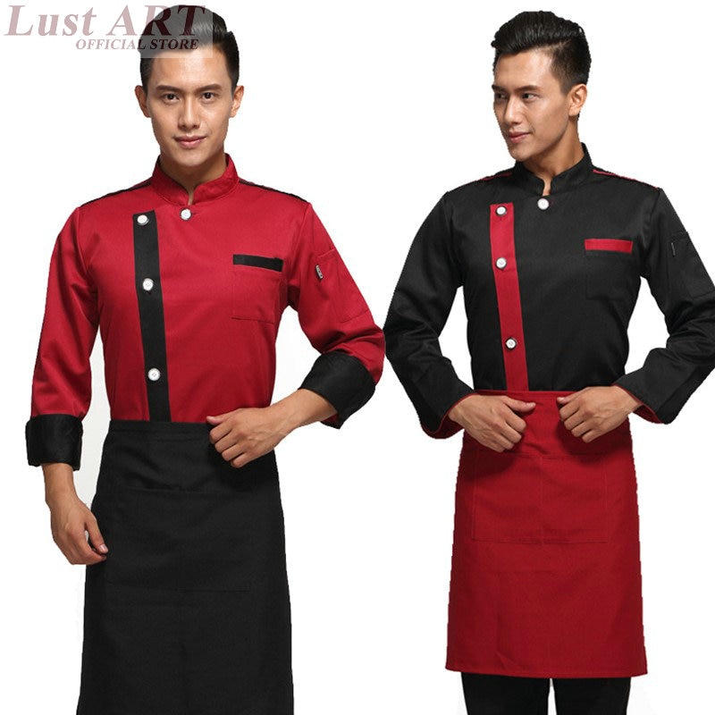 food service chef jacket kitchen hotel chef uniform casual restaurant chef clothing AA011