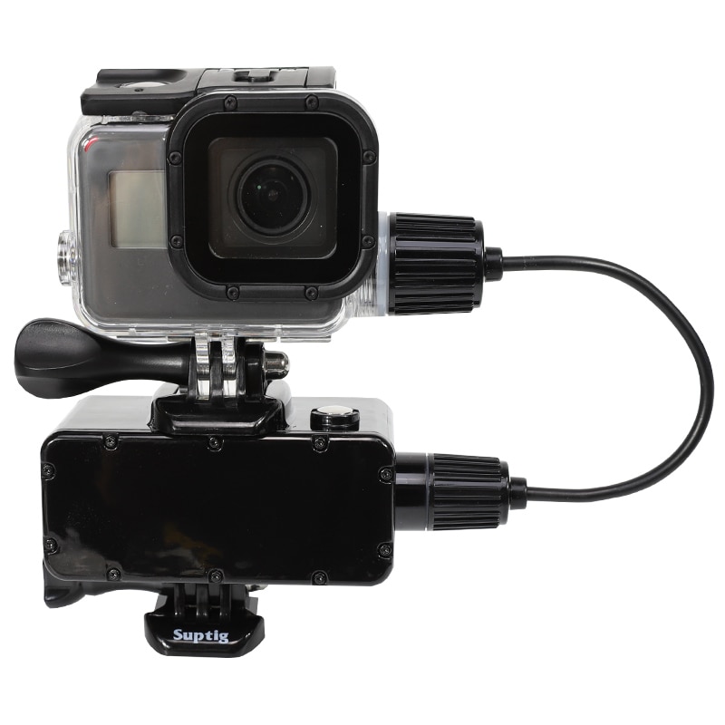 5200mAh Waterproof Power Bank Battery Charger Waterproof Case housing for GoPro Hero 7 6 5 4 3+ Go Pro Action Camera Accessories