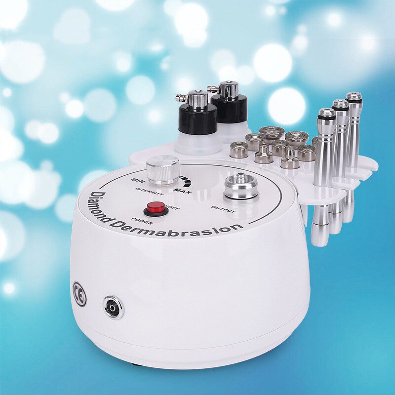 3 In 1 Multifunctionele Dermabrasie Machine Met Spuit Vacuüm Voor Mottle Spot Verwijdering Microdermabrasie Facial Machine Diamond S