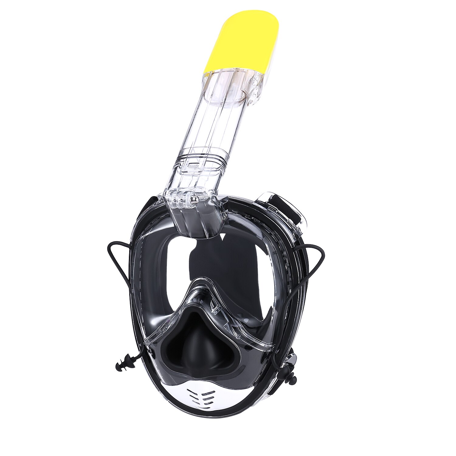 SOFT NOSE Diving Mask upgraded Full Face Scuba Mask One-piece Gasbag Anti-fog Snorkeling Mask for Kids Adults: Color 2 one size