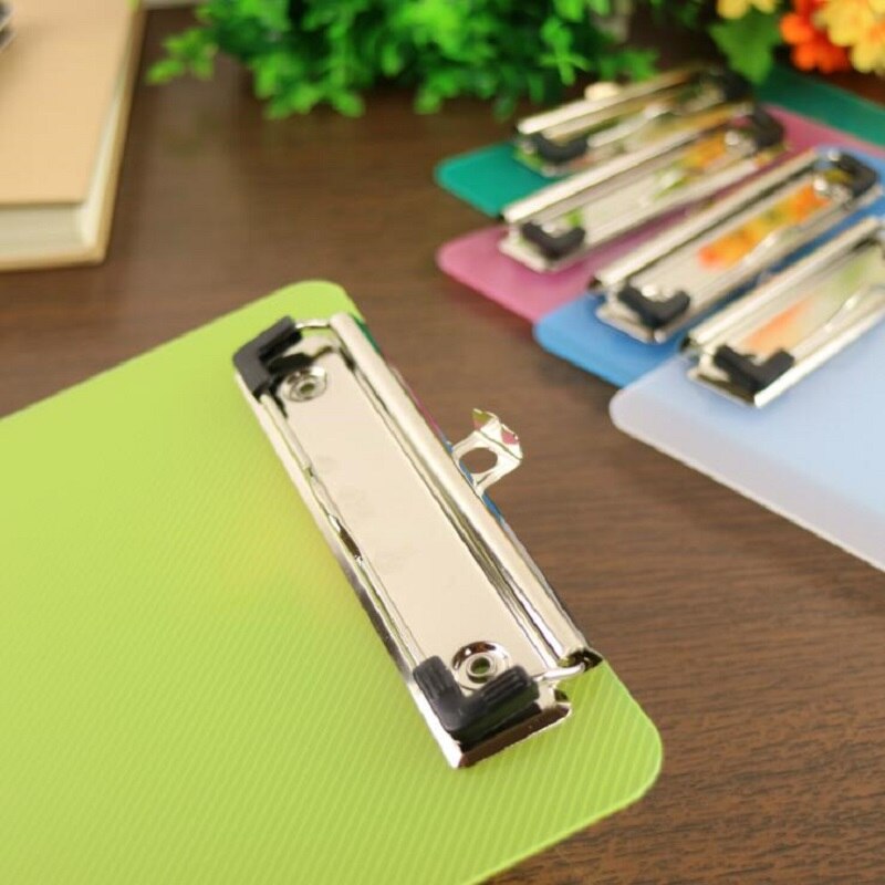 HKYSHP Cute Writing board clip Butterfly Writing Board Clip A5 Plastic Board clip School Office Supplies