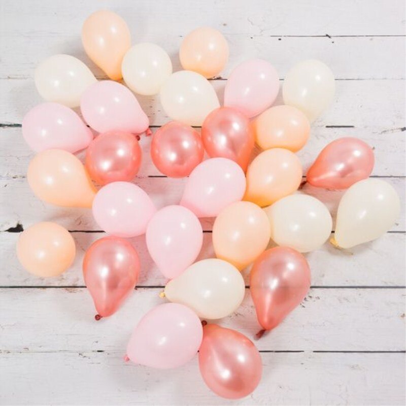 20 stücke 5 zoll Mini Perle Latex Ballon Rose Gold Champagner Gold Luftballons Hochzeit Geburtstag Party Dekor Liefert