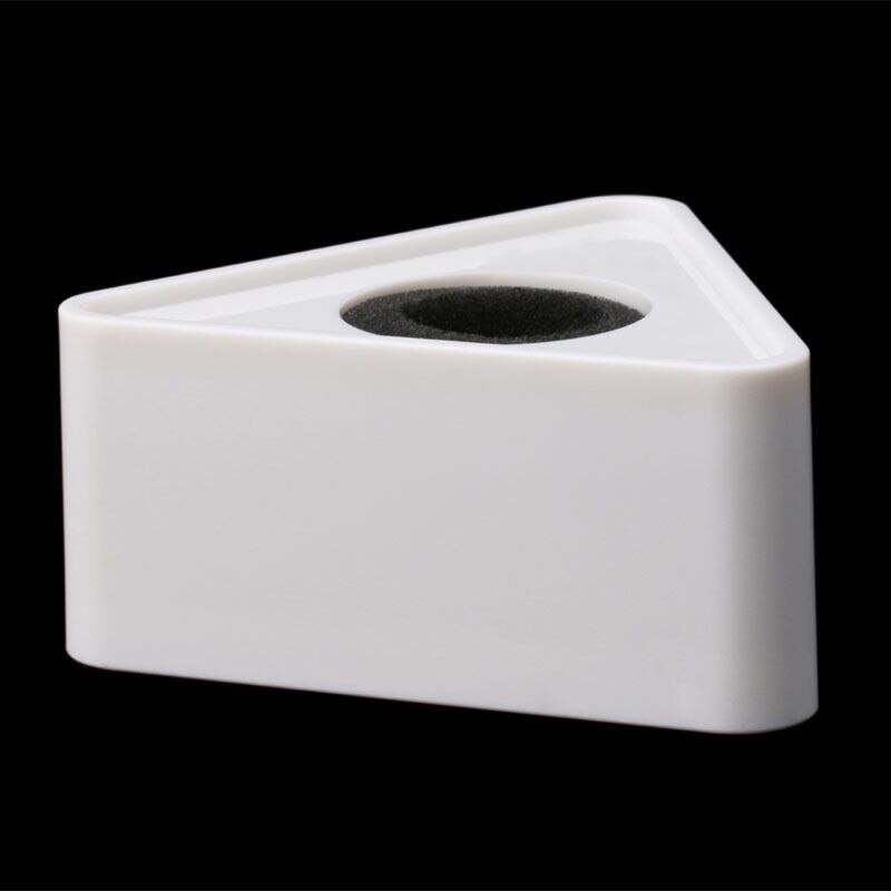 Black Hole Triangular Mic Microphone TV Interview Logo Flag Station DIY L41F