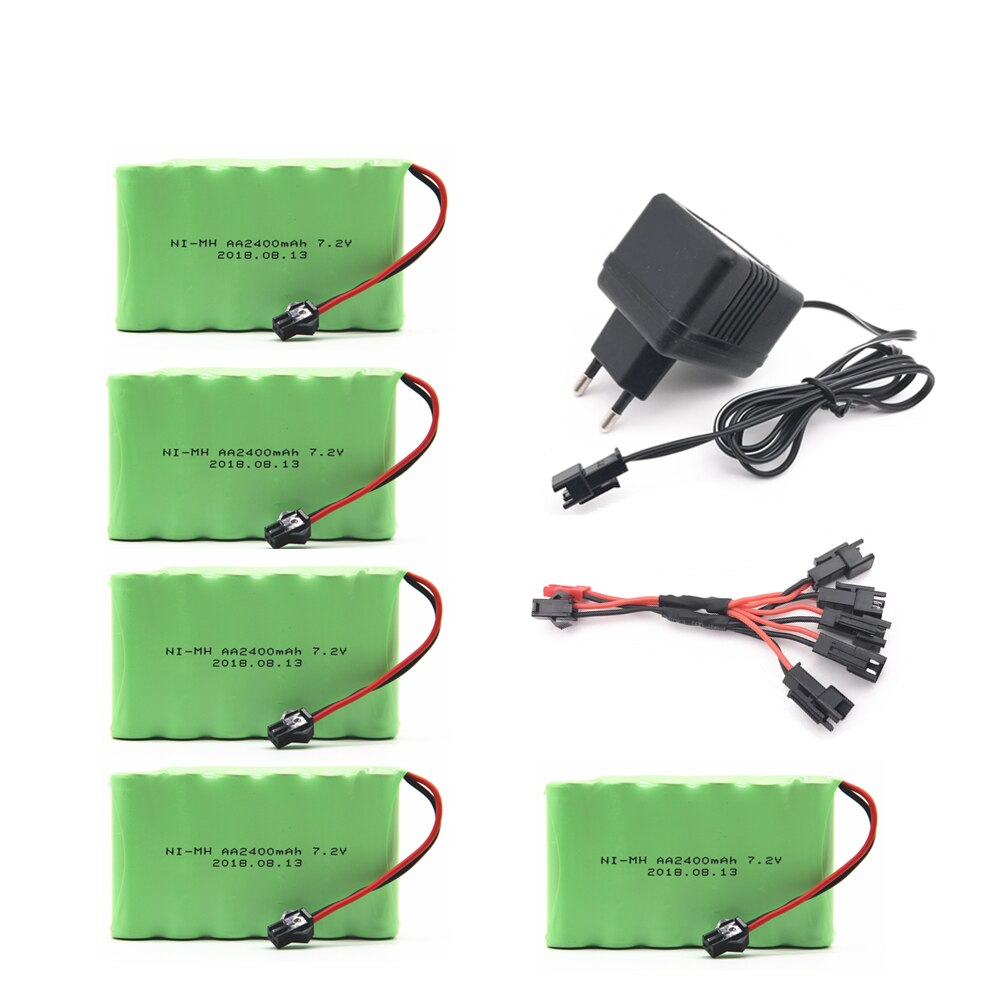 7.2v 2400mah AA NIMH Battery with charger High ca... Grandado