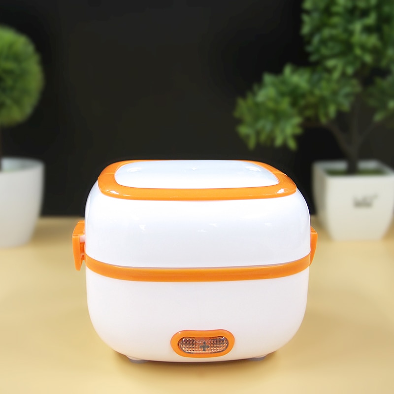 Multi-Function Electric Lunch Box Portable Food Heating Steamer Mini Rice Cooker