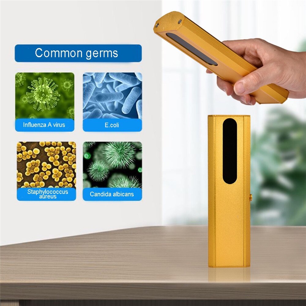 Portable Mini UV Disinfection Sterilizer Lamp LED Handheld Ultraviolet Germicidal Light USB Power Holding Ultraviolet Lamps