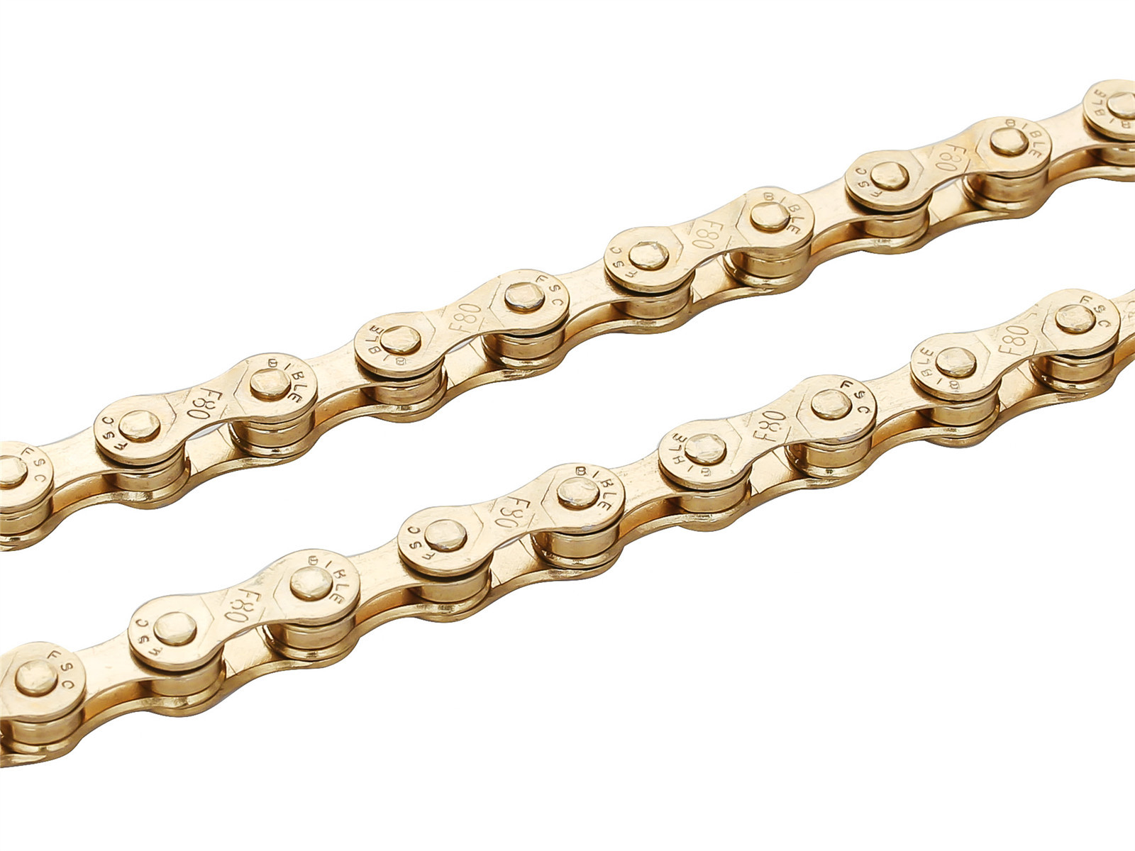 MTB Mountain Bike Road Bicycle 6/7/8/9/10 Speed Chain Gold Compatible for Bicycle Parts 24/27/30 Speed Chains