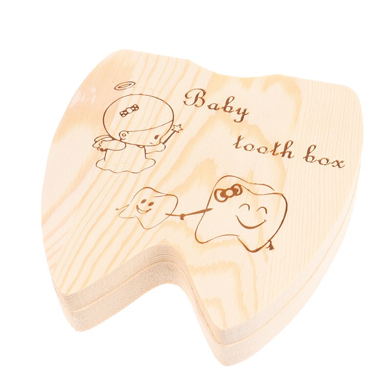 1pc baby tre baby jente gutt tann organisator bokser lagre løvfellende tenner lagring minnesaker samle: 2