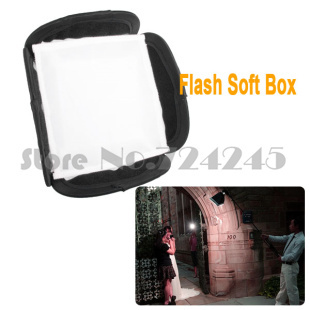 23 cmx 23cm universele draagbare camera flitser softbox diffuser  f 580ex 430ex 600ex voor canon nikon pentax yongnuo flitser