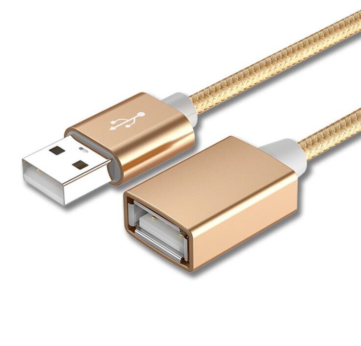 USB 2.0 Cable USB2.0 Extension Extender Male To Female Cabo USB Data Cables For PC Printer Camera Mouse Game Controller