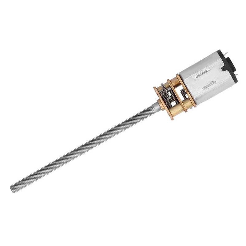 Linear Gearbox Centric Gearbox DC 6V Linear Gear Motor Lead Screw Gearbox M3x55mm 90RPM for Home Appliances Robot Gear Motor