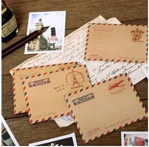 10 Pcs/lot Lovely Mini Envelope Romantic Style Envelop Greeting Card Postcard Envelops Stationery