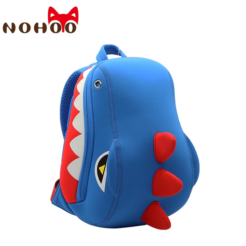 NOHOO Toddler Kids Dinosaur Backpack for Boys Girl Pre School Backpack 3D Cartoon Animal Kindergarten Kids School Bags 2-5 Years