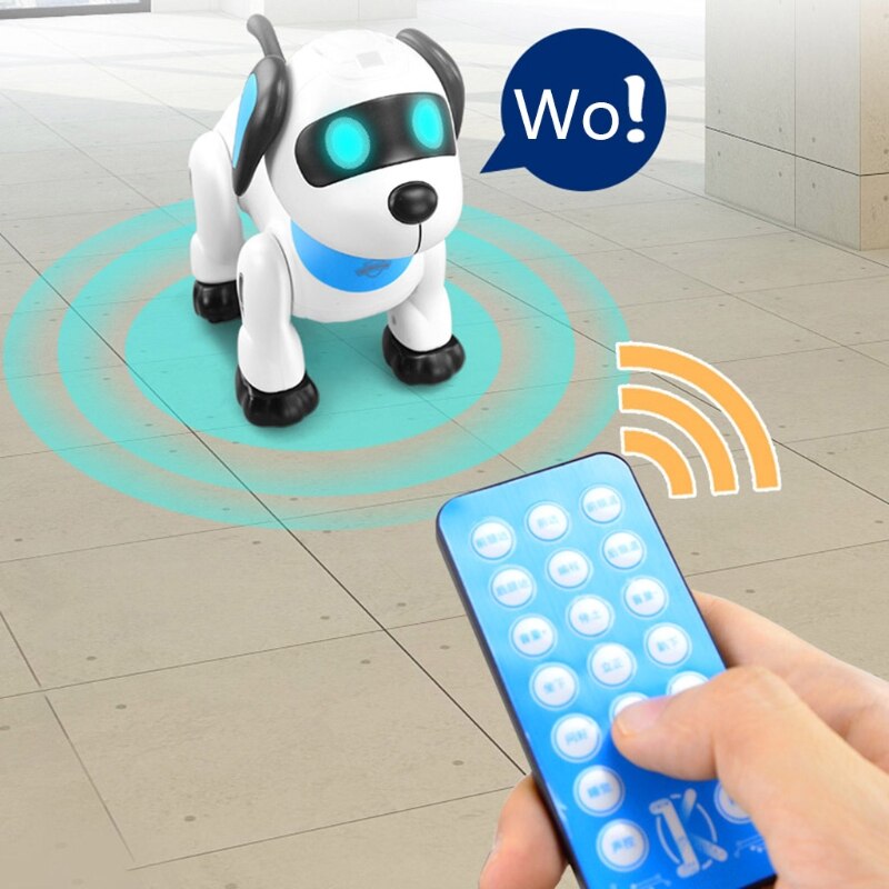 Fernbedienung Hund RC Robotic Stunt Welpen Voice Control Spielzeug Elektronische Haustier Tanzen Programmierbare Roboter mit Sound für