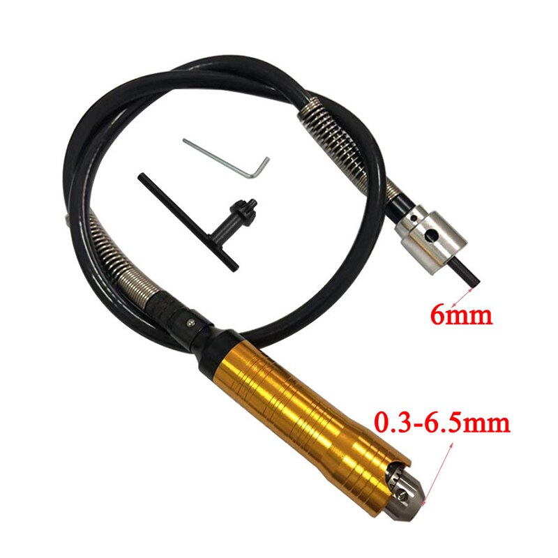 Eje Flexible para herramienta de grabado, eje Flexible compatible + pieza de mano para taladro eléctrico estilo Dremel, accesorios para herramientas rotativas