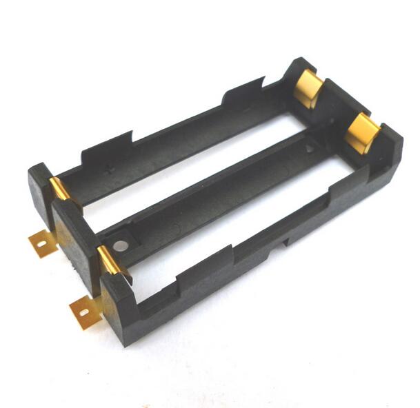 5 pcs / lot 18650 Battery Holder SMD 18650 Battery Storage Box with Brass Pins TBH-18650-1C-SMT