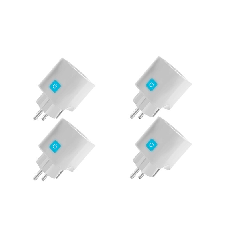 Ewelink – prise WIFI intelligente, maison, téléphone portable, contrôle de synchronisation à distance, Compatible avec Alexa Google Home EU: 4pcs