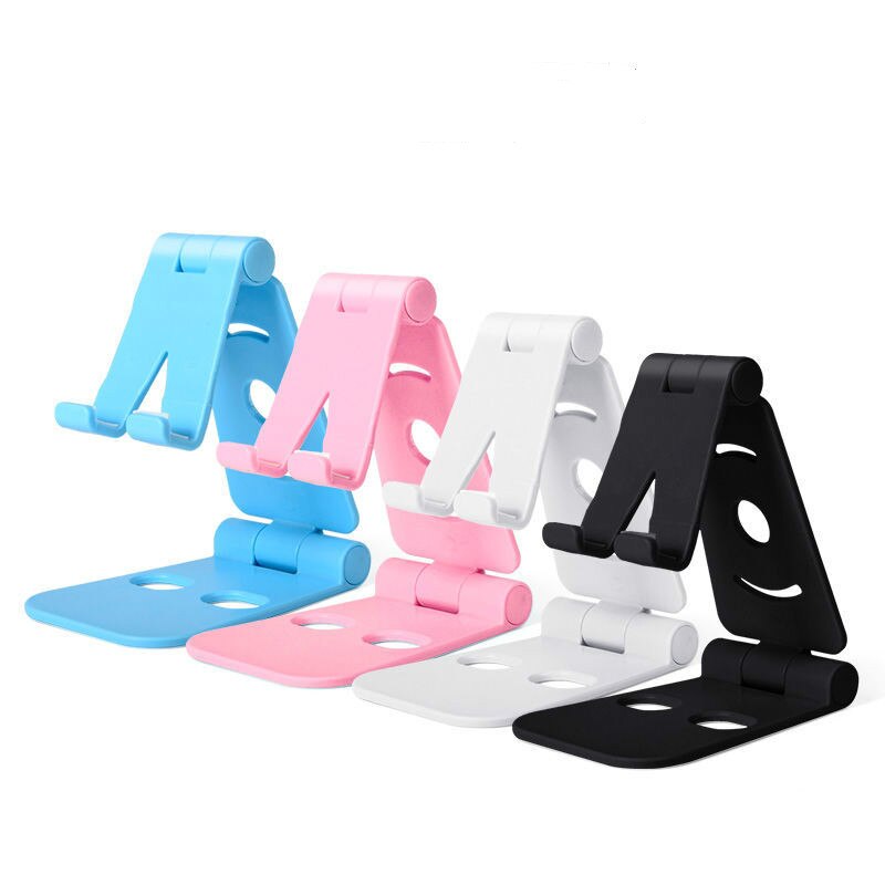 1PC Universal Adjustable Mobile Phone Holder for iPhone Huawei Xiaomi Plastic Phone Stand Desk Tablet Folding Stand Desktop