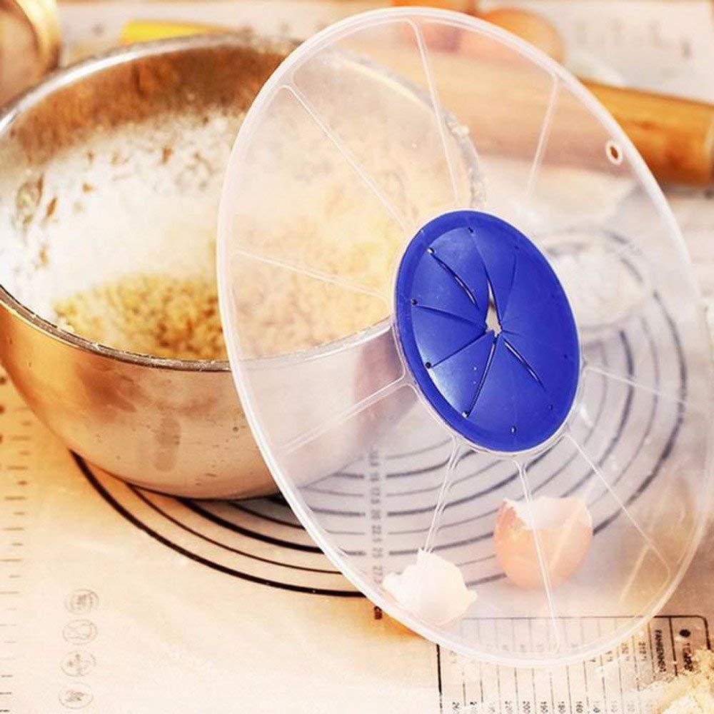 Silikone skålbetræk 30cm plastik æggeskåle piskeris skærmdæksel pisket æg cylinder bagning stænkskærm køkkenværktøj