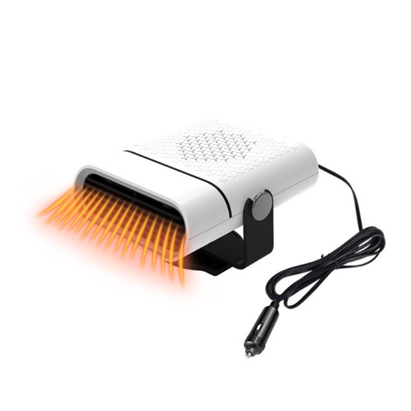 Chauffage universel pour voiture, 12V/24V, accessoires de chauffage intérieur, ventilateur, débrumisateur, pour fenêtre, hiver: White 24V