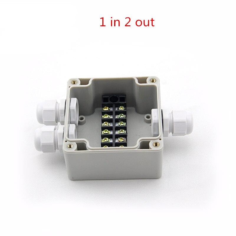 Waterproof Electrical Outdoor Junction Box with terminal 83*81*56mm Sealed Switch Plastic Enclosure Case Electrical Box