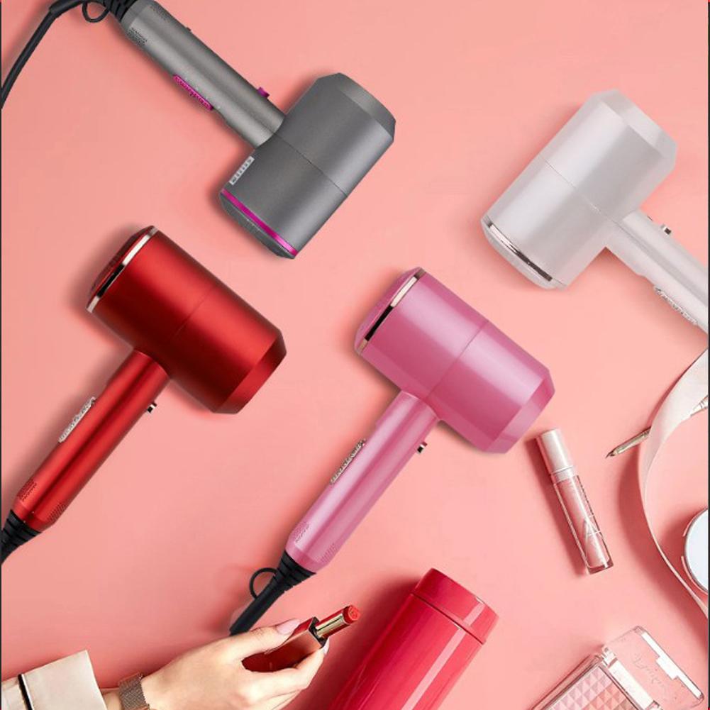 Hair Dryers 2 IN 1 Salon Hair Dryer Hammer Shape Cold Strong Wind Fast Dry Negative Lonic Hair Blow Hair Dryer