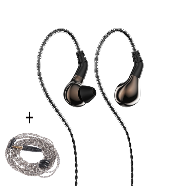 BLON BL03 10mm Carbon Membran Dynamische Treiber HIFI In-Ear-Monitor Wired Kopfhörer Gaming Kopfhörer Ohrhörer Headset bl03 bl07 iem: Gun no mic cable