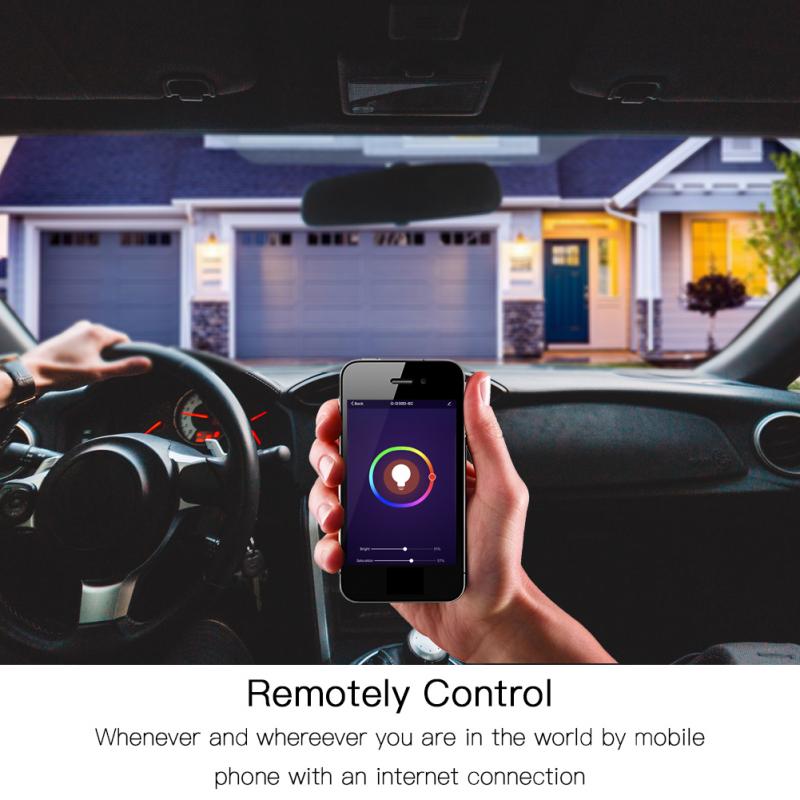 Dimmable RGB LED Bulb GU10 4.5W Lampada Led Lamp wifi smart bulb cup Bombillas Led Light cup supoort Remote Control Colors