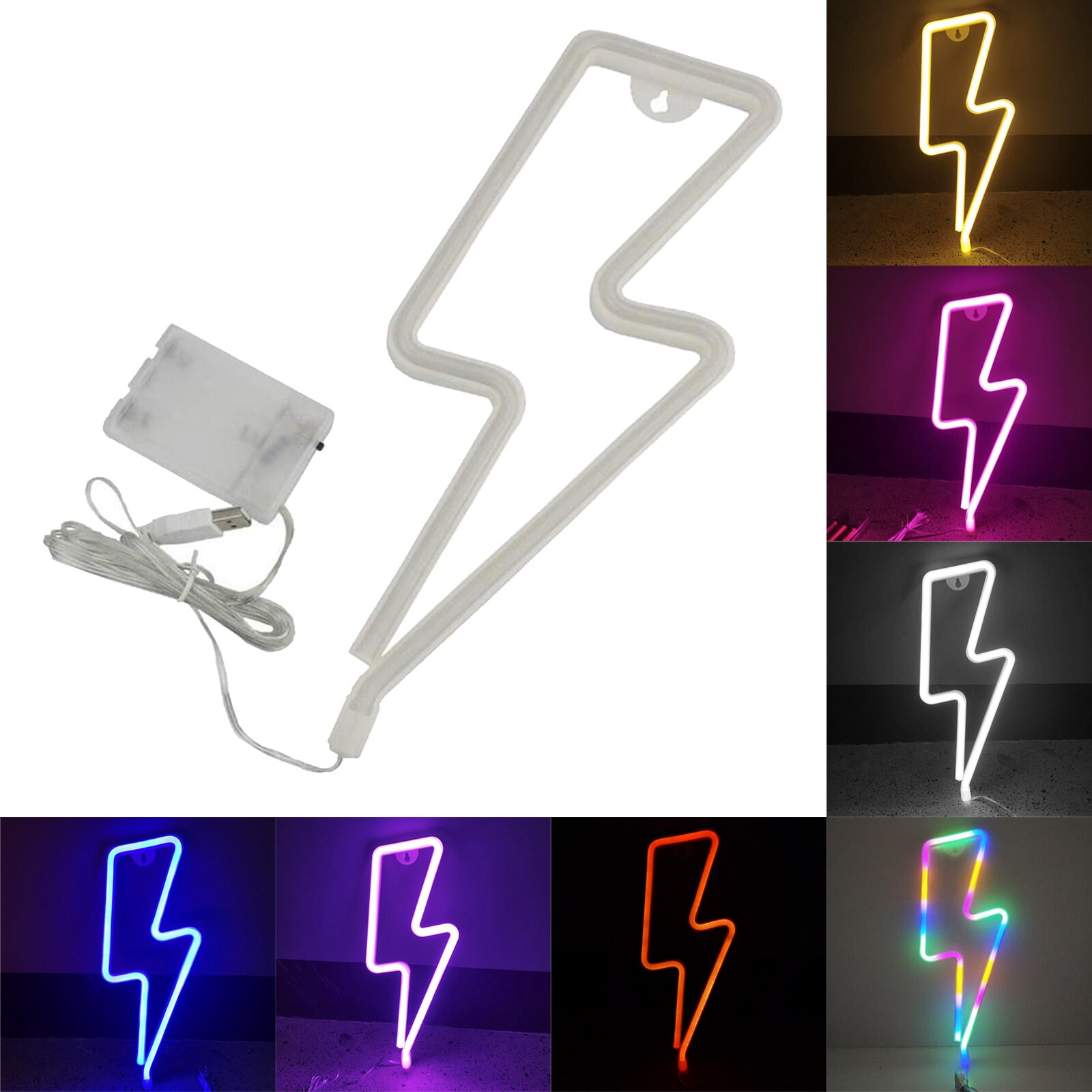 Letrero de neón LED para el hogar Luz de neón decorativa con USB para pared, decoración de pared para habitación de bebé, de boda