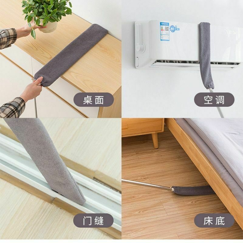 Długa szczotka robić czyszczenia kurzu teleskopowa mikrofibra łapacz kurzu roztocza czyszczenie odkurzacz narzędzia