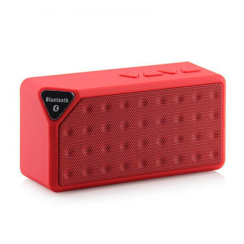 kleine draadloze bluetooth speaker Reizen Mini Draagbare speaker Chassis Kerst Promotionele Bluetooth Mp3 Speaker: Red