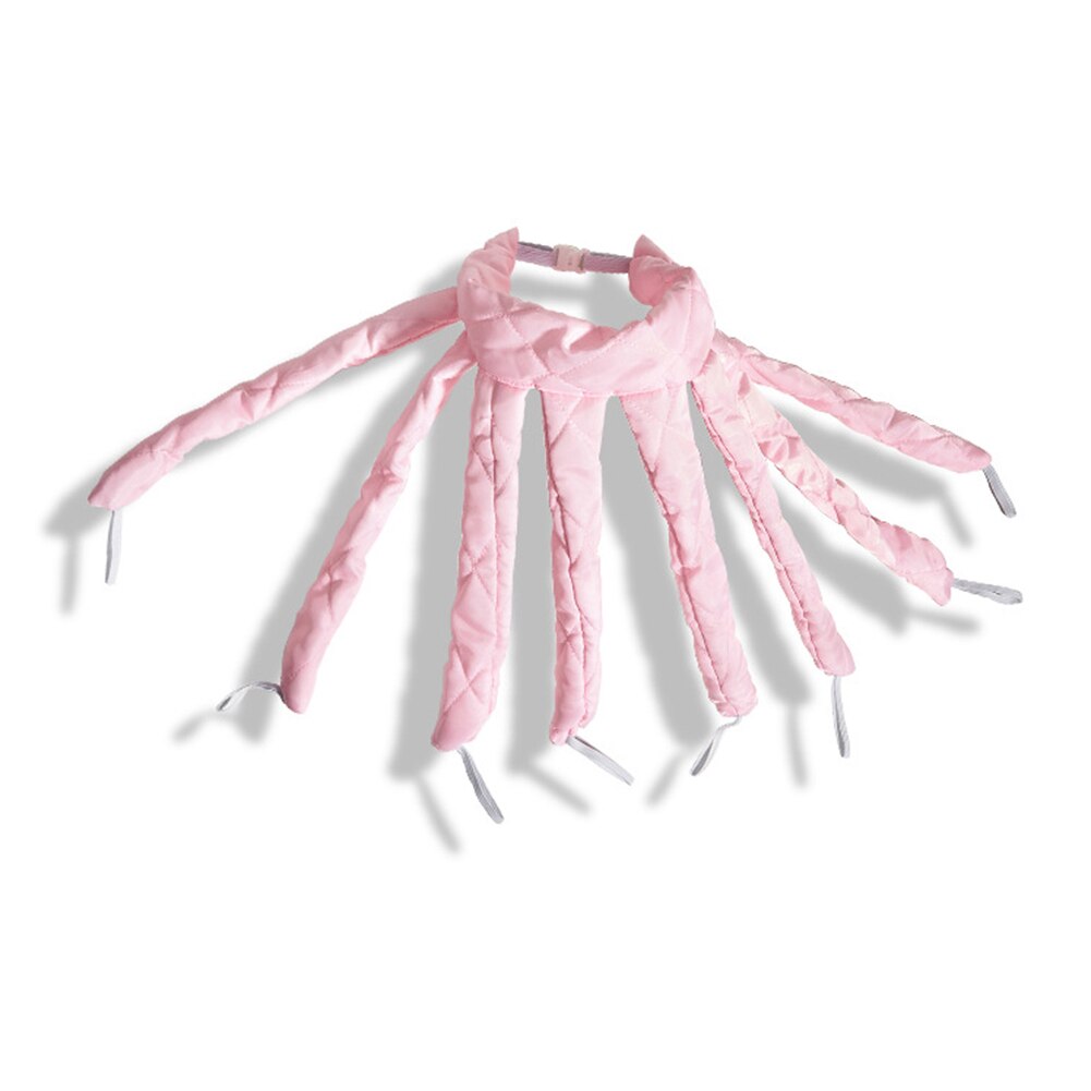 Bigoudis en forme de poulpe, sans chaleur, pour cheveux doux, outil de coiffure: Pink