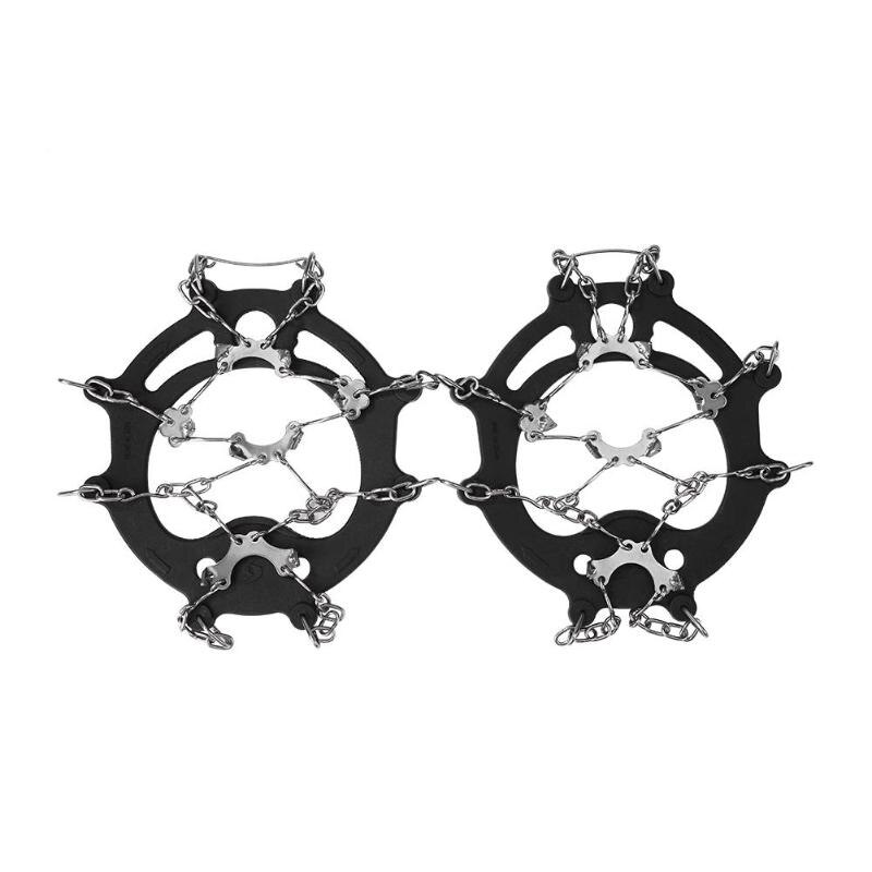10 Studs Anti-Skid Crampon Stainless Steel Snow Ice Climbing Shoe Spikes Grips Crampons Size Adjustable Cleats Overshoes: Type B XL