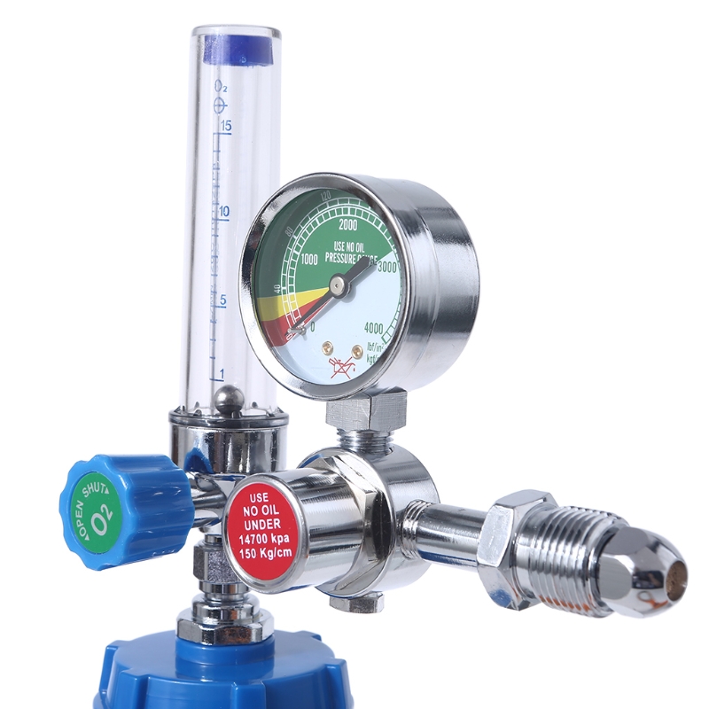 Druk Zuurstof Regulator Flow Meter Absorber Flowmeter Flow Meter Drukverlagende Va-Lve Regulator CGA540 G-5/8&quot;