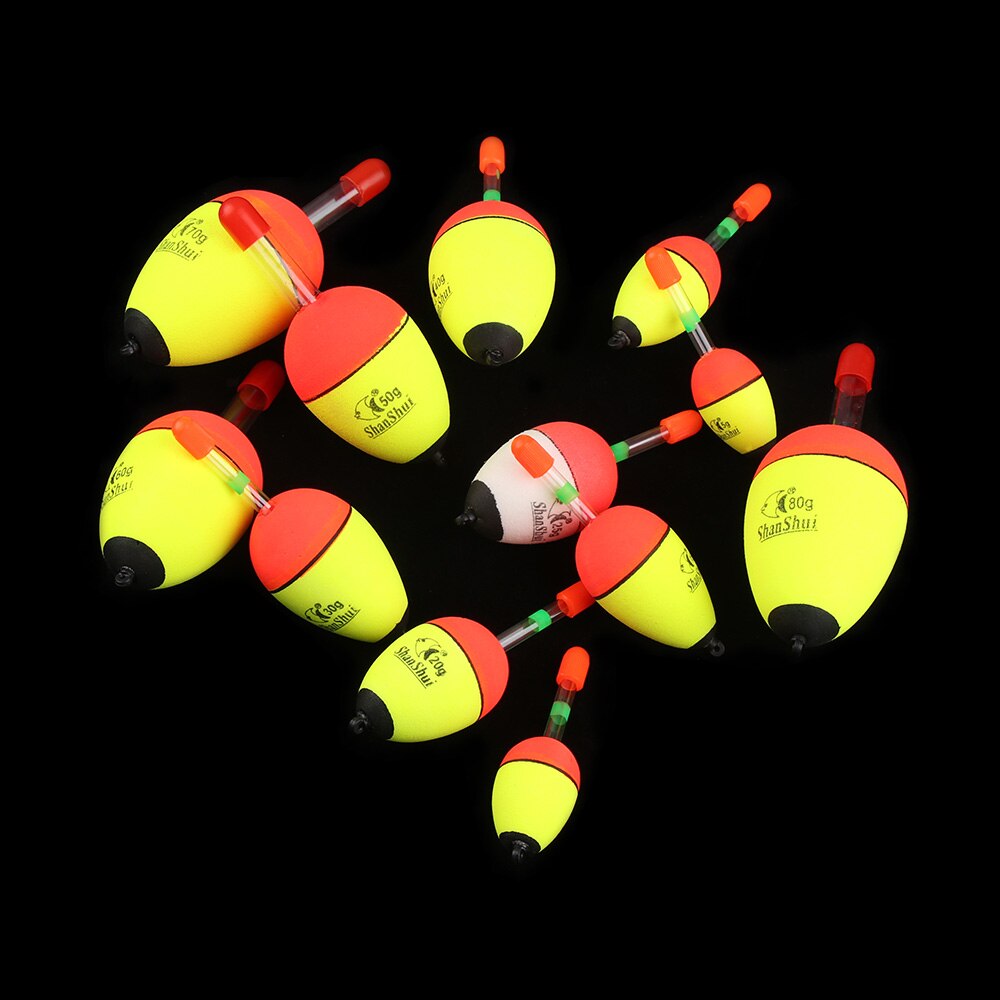 2pcs/set Luminous Floating Floats 5g/8g/10g/15g/20g/30g/40g/50g/60g/70g/80g Sea Rock Fishing Striking Hard Tail Belly Floats