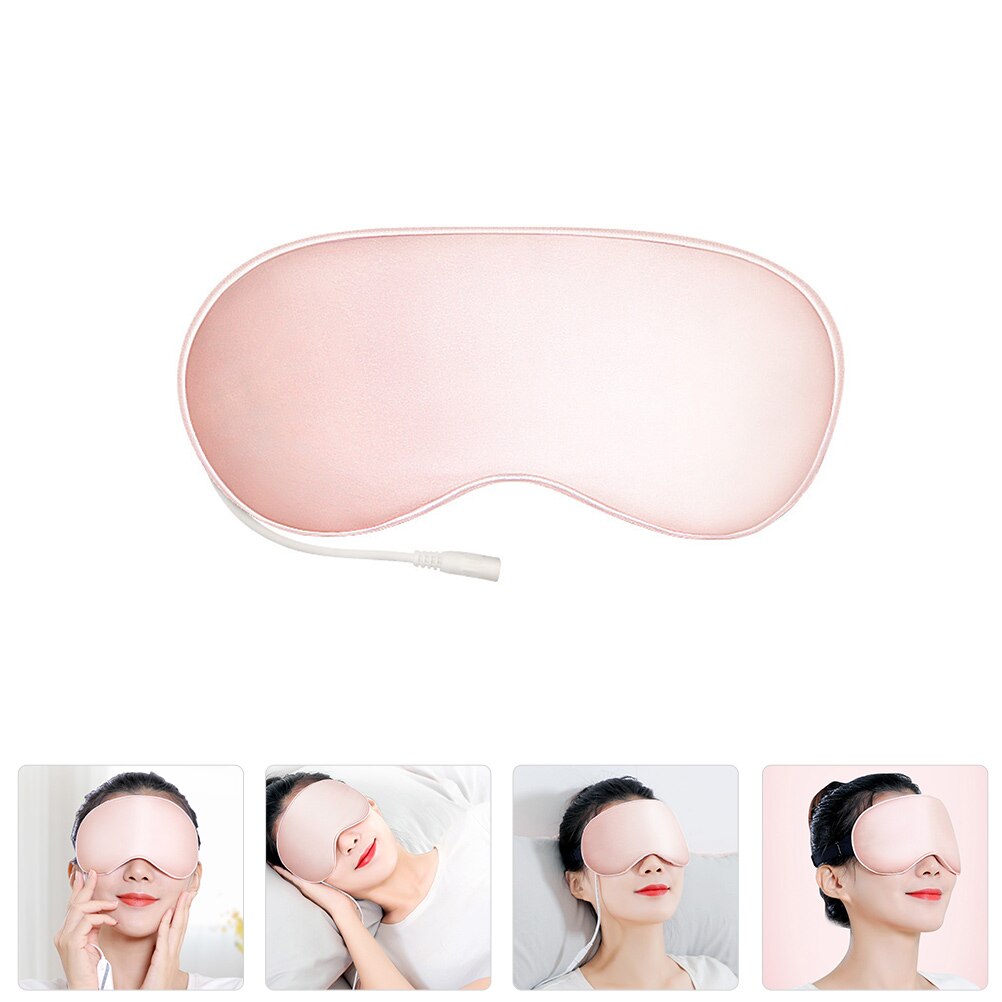 Oogmasker Slaap Blinddoek Usb Oogmasker Verwarming Oogmasker Thermostatische Usb Slaap Oogmasker Massage Eye Cover Voor Mannen indoor Volwassenen