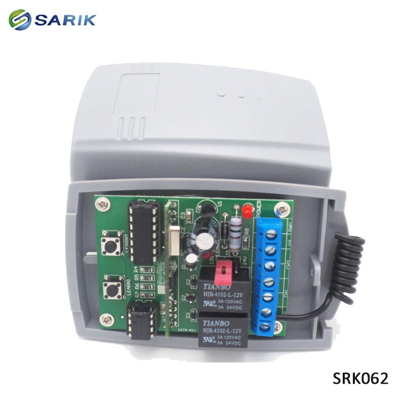 2 kanals port garageport fjernbetjening modtager 433 mhz rullende kode modtager fjernbetjening kontakt