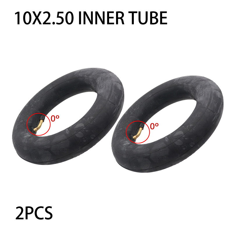 10 tums 10 x 2/2.125 10 x 2.50 innerslang för 10 x 2 255 x 80 10 x 3.0 80/65-6 däck till elsparkcykel och balanscykel: Svart