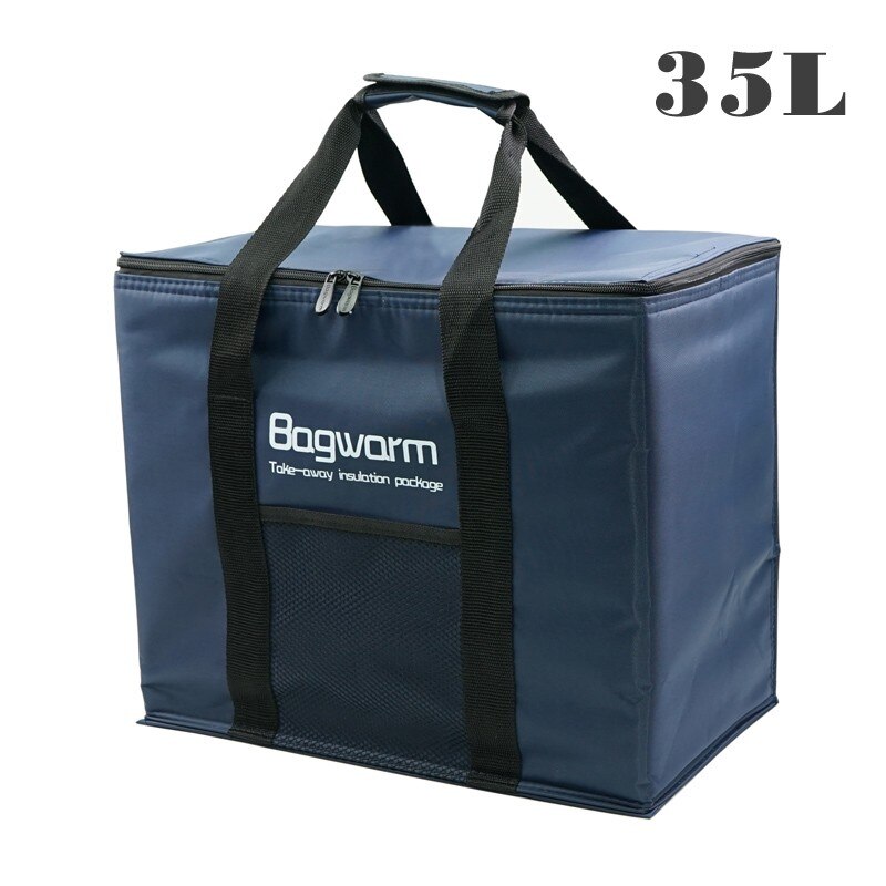 35l/20l等温バッグ,クーラーバッグ,車の等温冷蔵庫,ピクニックバッグ: 35L Navy