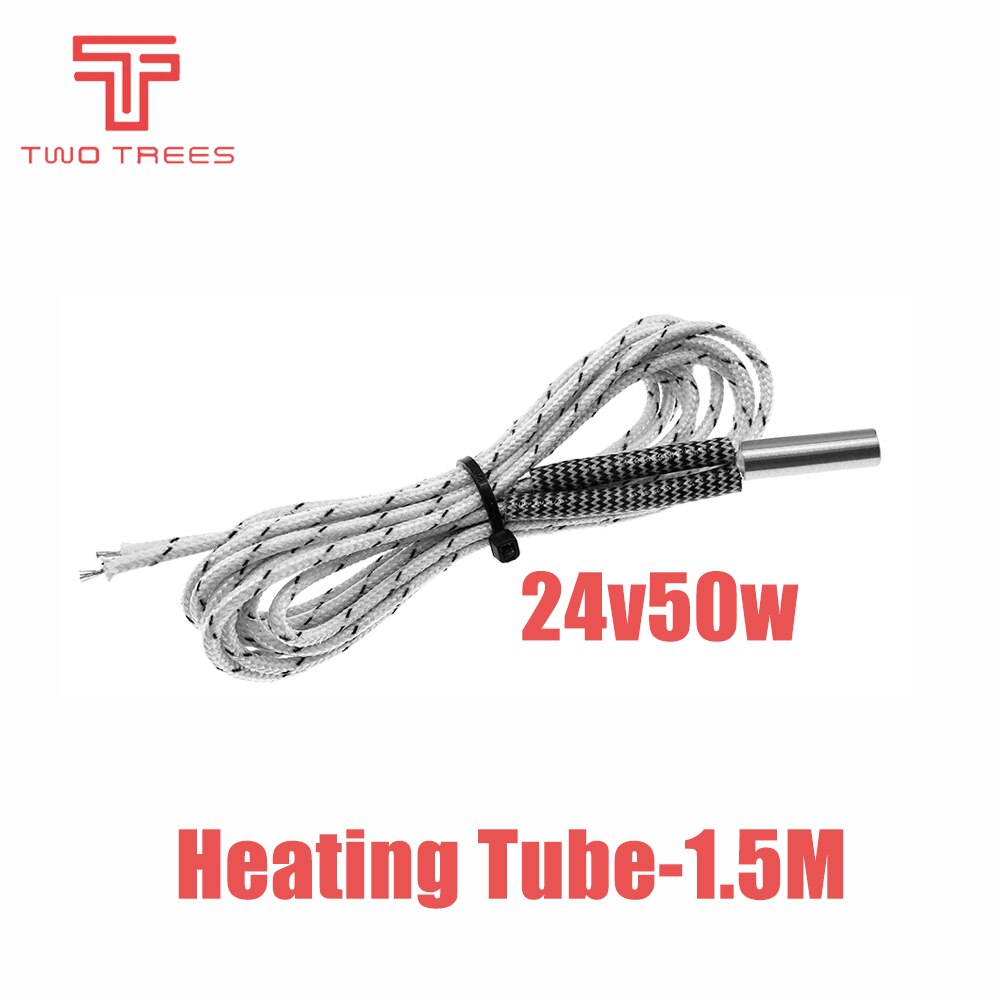 3D Printer Parts HT-NTC100K Thermistor Temperature Sensor for High Temperature Filament Heating Tube for bluer sapphire pro plus: Heating Tube 1.5M