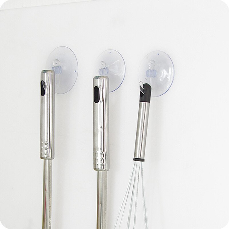 5 Teile/paket Neueste durchmesser entfernbar Badezimmer Küche Zauberstab Starken Saugnapf Haken KleiderbüGel Vakuum Sauger 4 cm