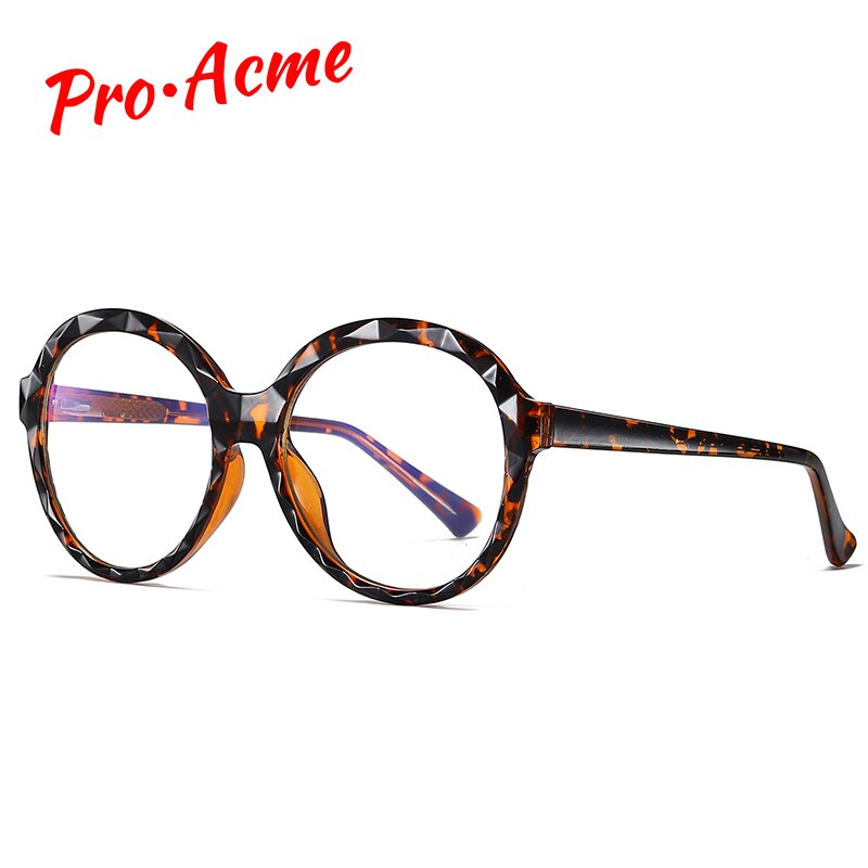Pro acme  tr90 bågar runda blått ljus blockerande glasögon dam dator glasögon anti blått ljus glasögon lentes luz azul  pc1515