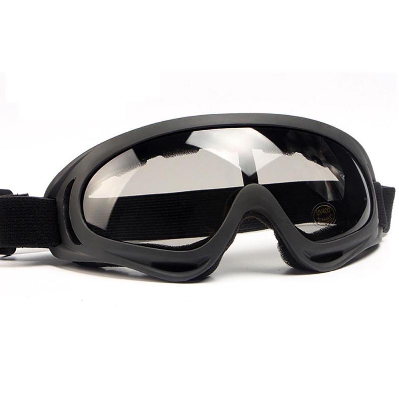 Óculos de equitação da motocicleta anti-areia motocross óculos de sol esportes esqui patinação óculos à prova de vento à prova de poeira uv 400 equipamentos de proteção: Laranja