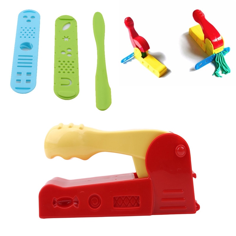 4 stks/set Deeg Plasticine Craft Klei Extrusie Mold Tool Set Kinderen Leren Spelen Speelgoed