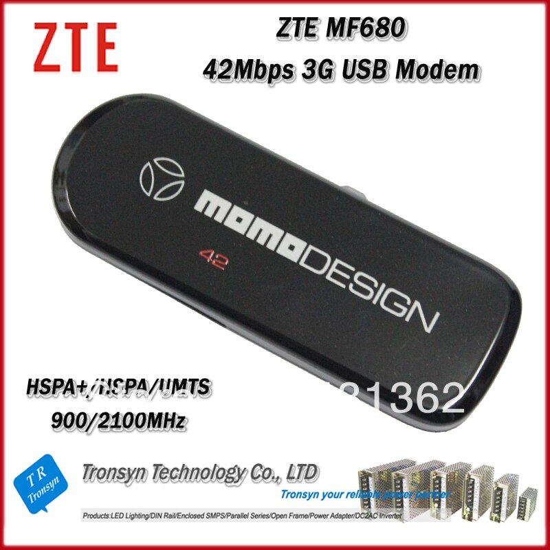 Goedkoopste Originele Unlock 42 Mbps ZTE MF680 HSPA + 3G USB Stick En 3G Modem